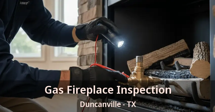 Gas Fireplace Inspection Duncanville - TX